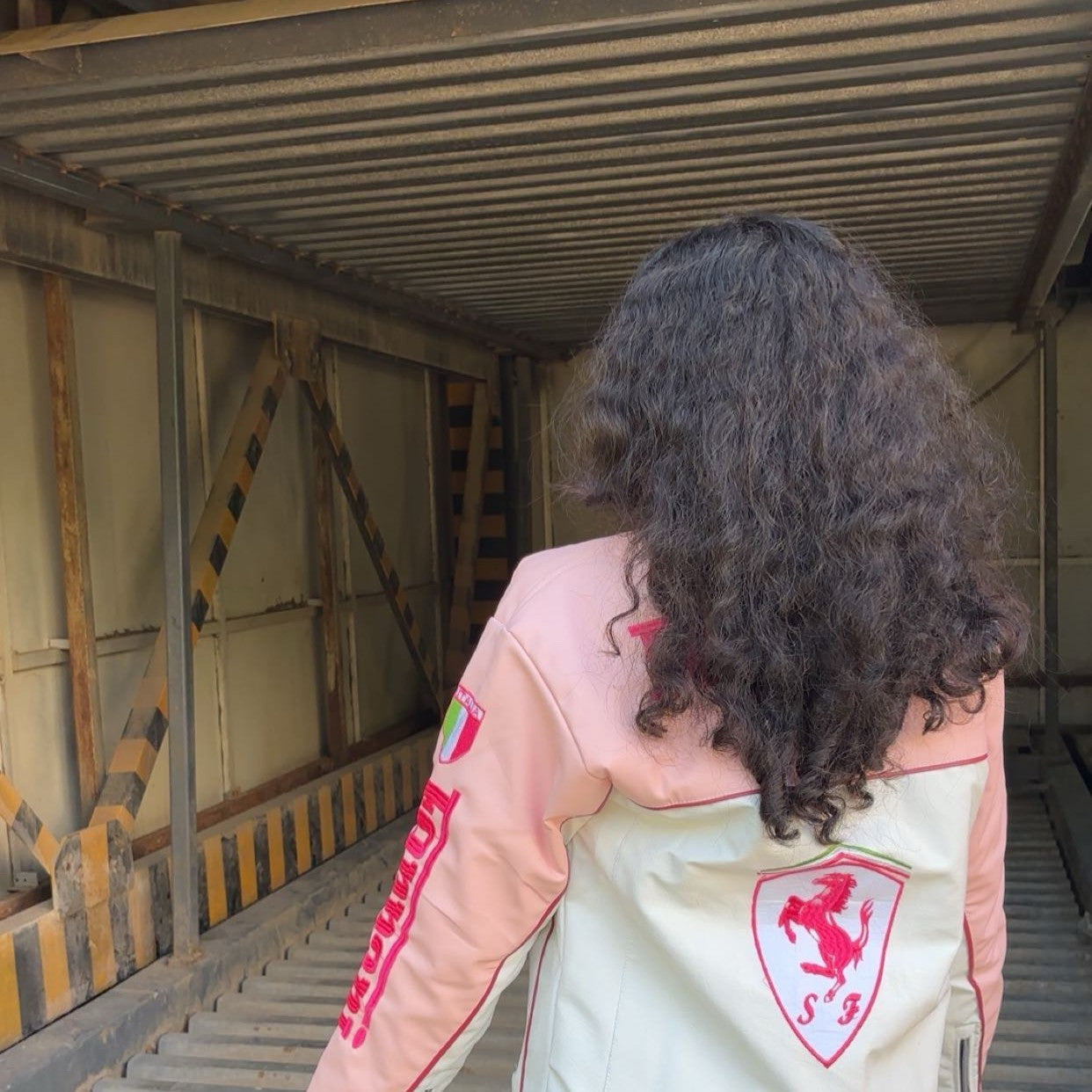 Pink Ferrari Jacket - Embroidered (Unisex)
