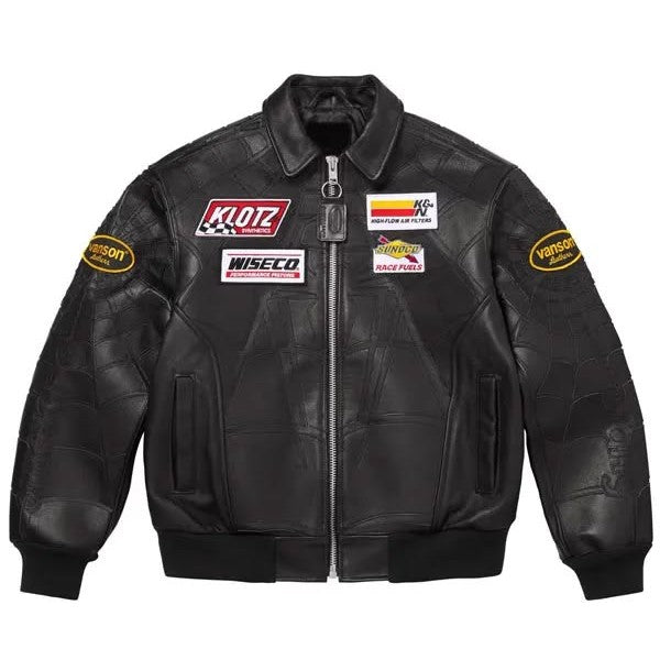 Supreme x Vanson Leathers Spiderman Racing Jacket – Casique