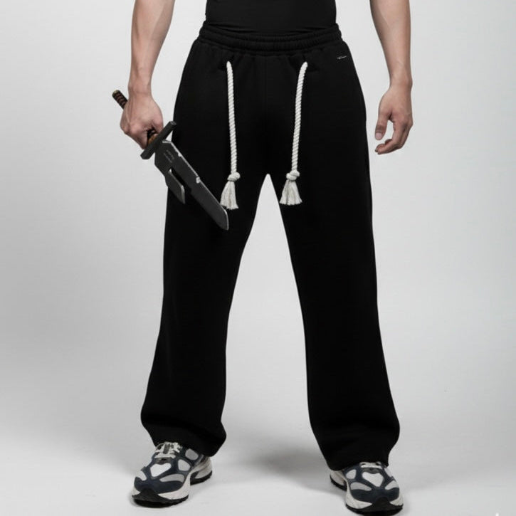 Toji Fushiguro JJK Inspired Oversized Sweatpants for Men – Anime Gym Athleisure Joggers, Heavyweight Streetwear Track Pants