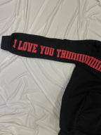 “I Love You This Much” Puff Print Hoodie – 280 GSM Premium Cotton