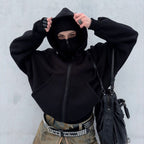 Ninja Balaclava Hoodie with Built-In Face Mask – Casique