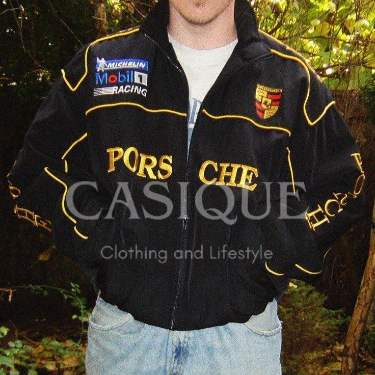 Porsche Premium Puffer Jacket - Embroidered (Unisex)