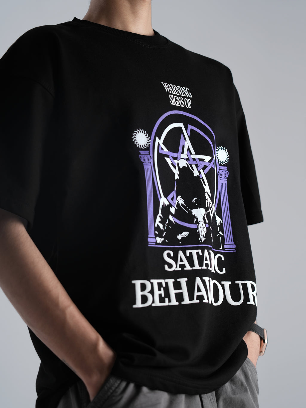 Satanic Behaviour Graphic Tee (Unisex)