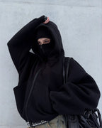 Ninja Balaclava Hoodie with Built-In Face Mask – Casique