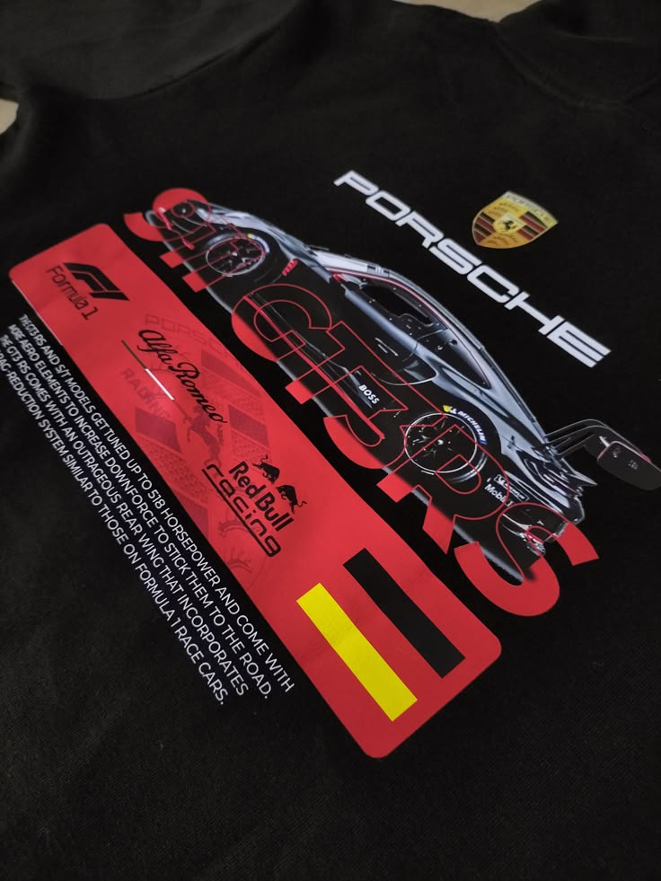 Porsche 911 GT3 RS Oversized Hoodie – Motorsport Edition