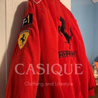 Ferrari Red Bomber jacket - Embroidered (Unisex)