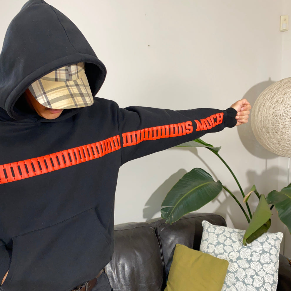 “I Love You This Much” Puff Print Hoodie – 300 GSM Premium Cotton