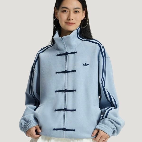 Chinese New Year Jacket | Sky Blue Tang Jacket with Knot Buttons