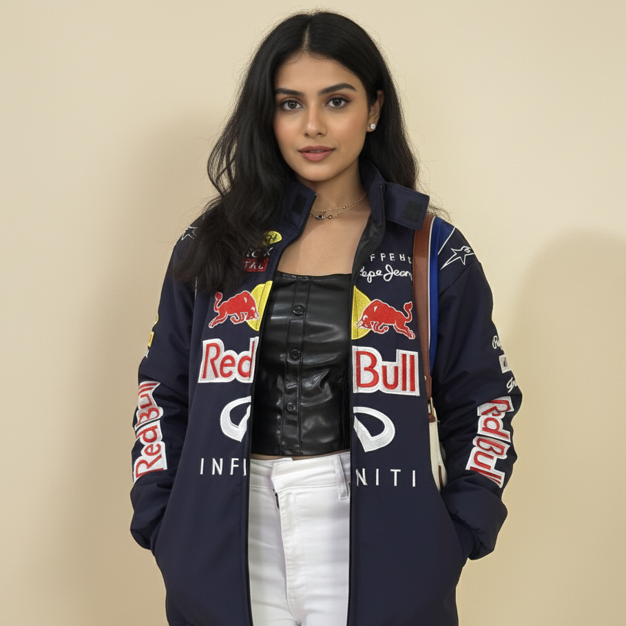 Red Bull Racing Puffer Jacket - Embroidered (Unisex)