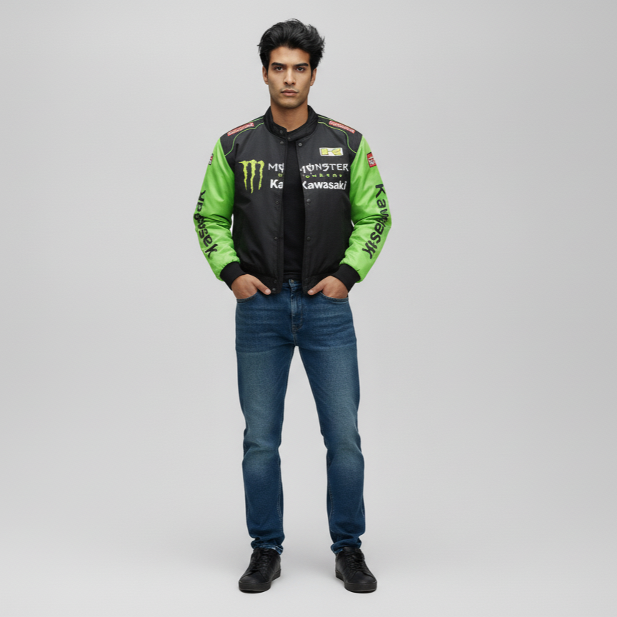 Monster Energy Kawasaki Racing Jacket – Printed (UNISEX)