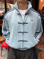 Chinese New Year Jacket | Sky Blue Tang Jacket with Knot Buttons