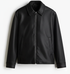 Classic Black Leather Jacket (Unisex)