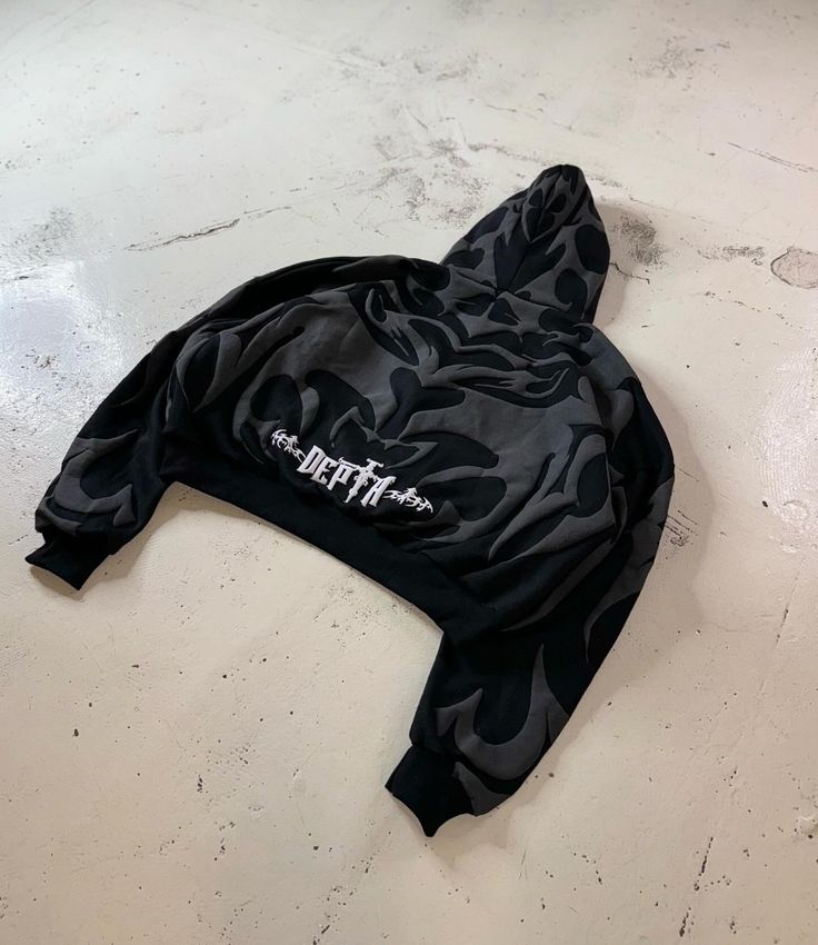 Depth Hoodie – Tribal Shadow Oversized Y2K | Casique