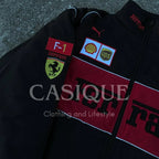 Ferrari Black Jacket - Embroidered (Unisex)