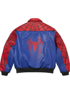 Supreme x Vanson Leathers Spider-Man Racing Jacket - Red/Blue