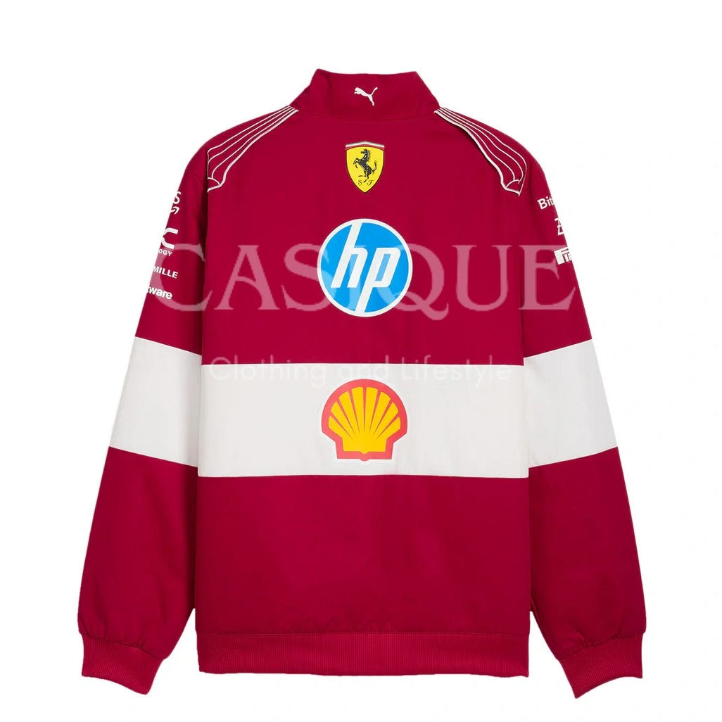 Vintage Red and White Ferrari jacket by Casique - PREORDER (unisex)